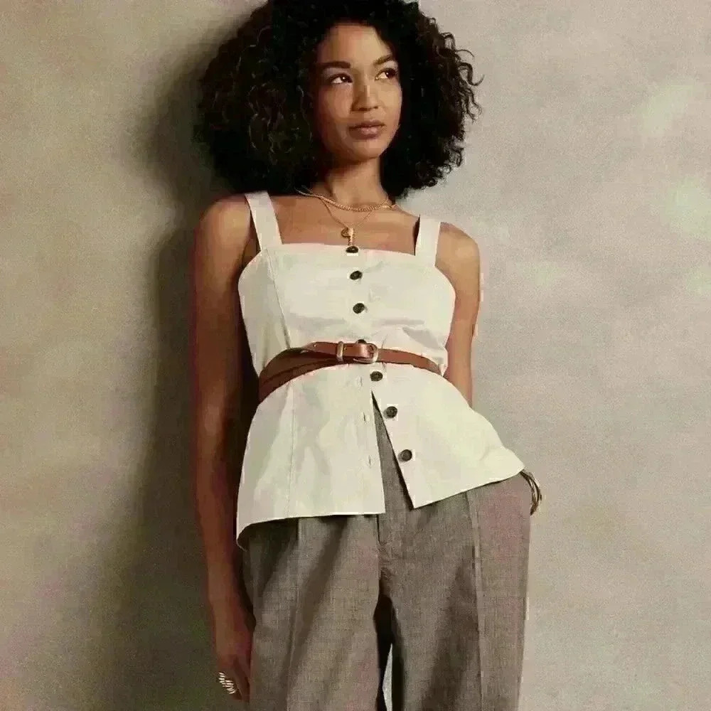 Banana Republic Button Down Tank